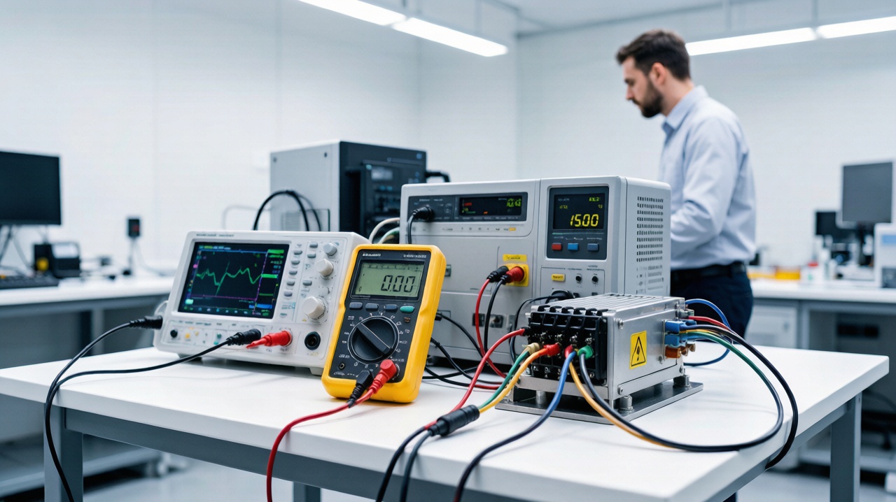 Electrical test bench